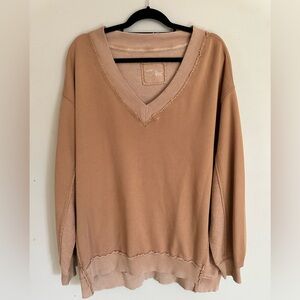 NEW Aerie Vacay Every Day V neck sweatshirt M